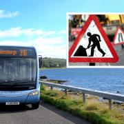 Transport disruption has hit buses along the B833 route