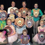 Trophy-winning pupils from the Margaret Rose School of Dance in Helensburgh at their 2008 annual display