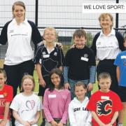 Youngsters at a Starstruck summer athletics camp in Helensburgh in 2008