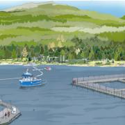 A computer-generated visualisation of Loch Long Salmon's plans for a site near Arrochar - now subject to a Scottish Government appeal