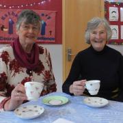 Visitors can enjoy a hot drink during the open day