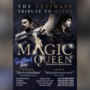 Magic Queen's gig at the Gibson Hall in Garelochhead on September 30 is sold out
