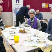 The coffee mornings are welcome to all members of the community