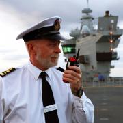 Bpb Hawkins as 1st Lt of HMS Queen Elizabeth