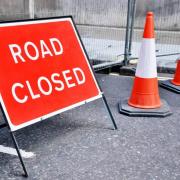 The road is closed for seven days whilst the emergency repairs are taking place