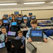 P7 pupils from Lomond School were in the top 10 best coders