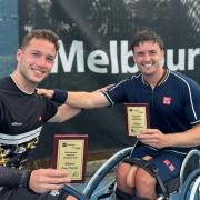 Alfie Hewett and Gordon Reid won the Melbourne Open wheelchair doubles title