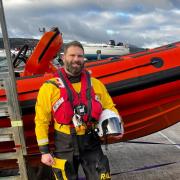 Dean Durrant, new helm of Helensburgh lifeboat