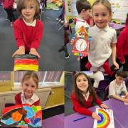 Primary 2 pupils had a great time learning about Germany
