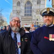 Neil Petrie and Tom Ridskill attended the London service