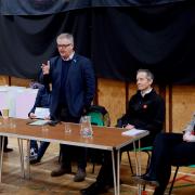 The meeting was organised by MP Brendan O’Hara