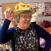 Members showed off their Easter bonnets