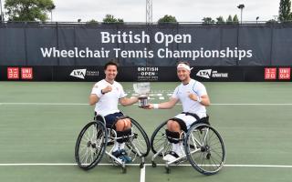 Gordon Reid and Alfie Hewett added the British Open doubles to their trophy collection (Photo - LTA)