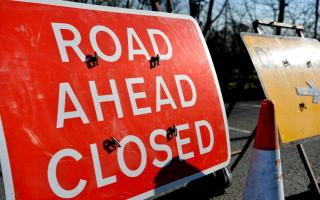 A section of Luss Road will be closed for five days