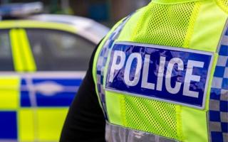 The man was stopped by police near Cardross